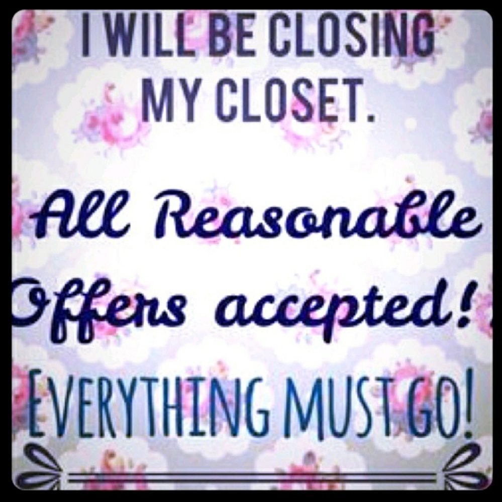 CLOSET CLOSING! EVERYTHING OBO!!!